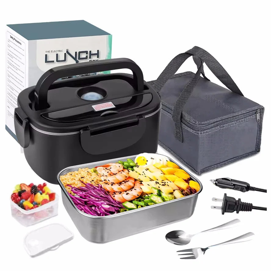 microonde portatile per il pranzo al sacco per il lavoro, scaldavivande per auto, camion, contenitori per esterni, contenitore per il pranzo riscaldabile, per adulti, campeggio