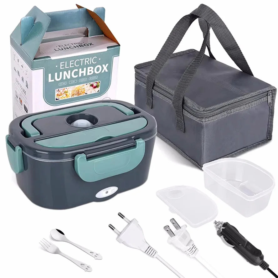 microonde portatile per il pranzo al sacco per il lavoro, scaldavivande per auto, camion, contenitori per esterni, contenitore per il pranzo riscaldabile, per adulti, campeggio