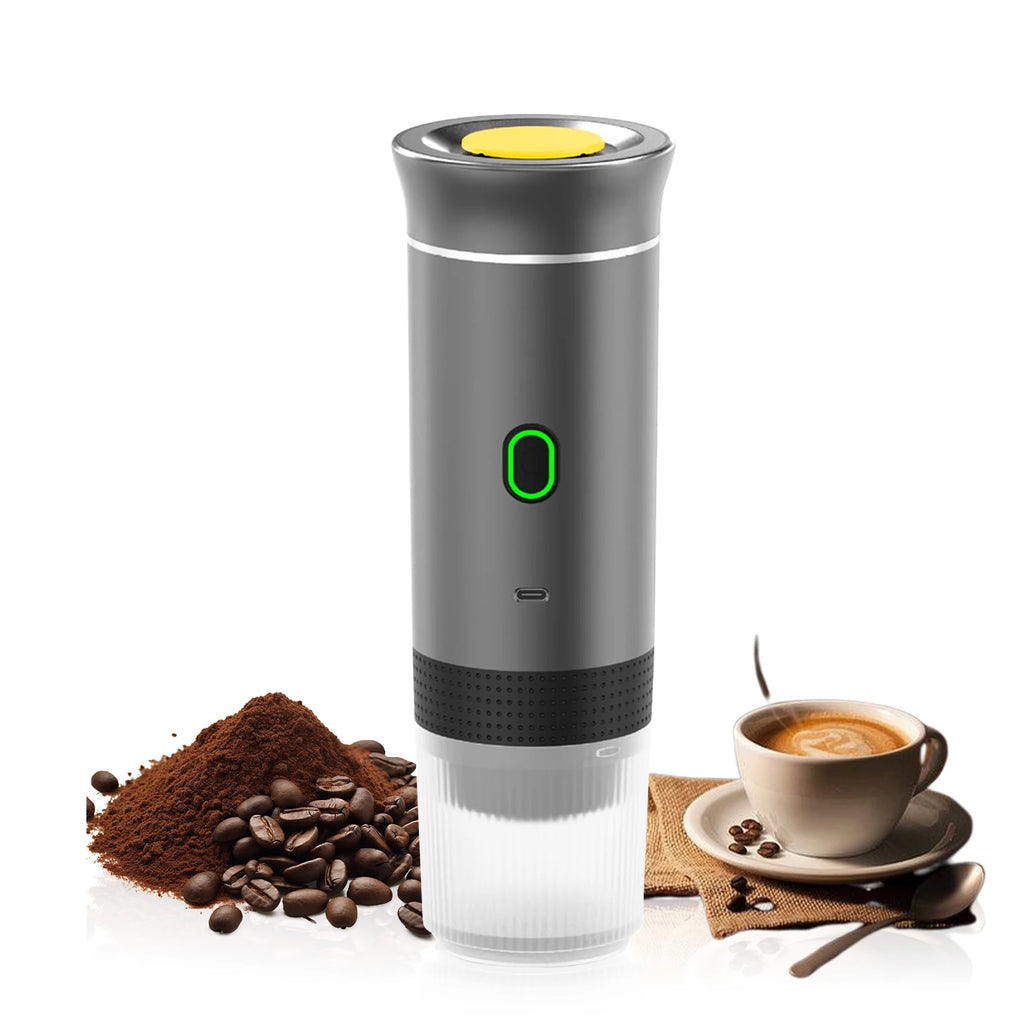 Caffettiera elettrica portatile a capsule, caffettiera per espresso, pompa di riscaldamento senza fili, macchina per caffè da viaggio e per auto, caffettiera 3 in 1