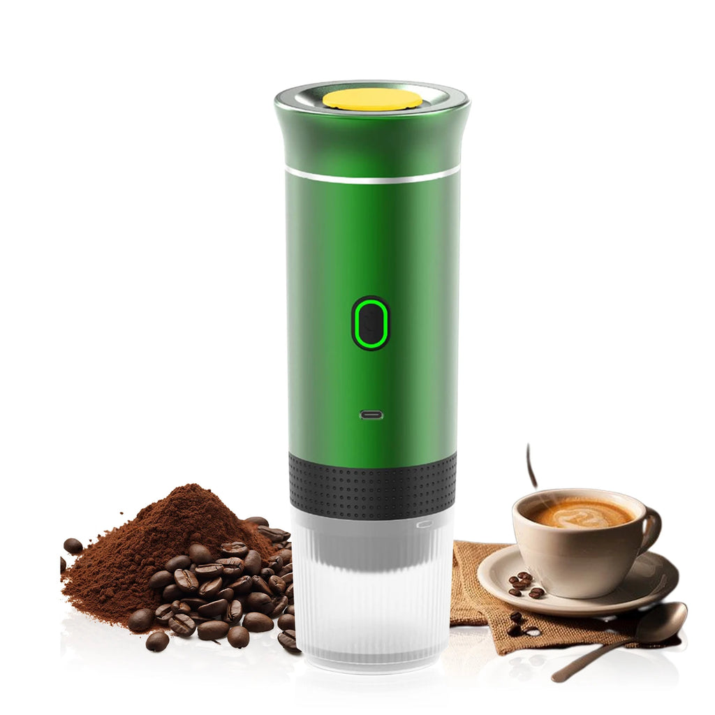 Caffettiera elettrica portatile a capsule, caffettiera per espresso, pompa di riscaldamento senza fili, macchina per caffè da viaggio e per auto, caffettiera 3 in 1