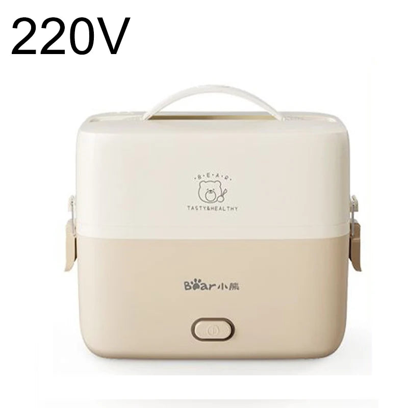 Heating lunch box can be plug in for electric heating electric lunch box for thermal insulation portable box for office workers
