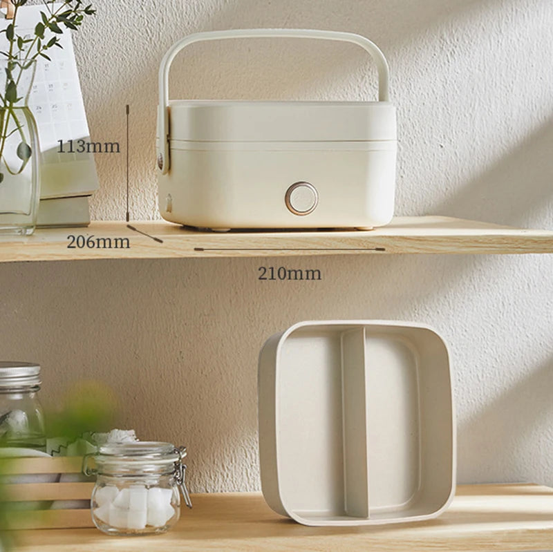 Contenitore per il pranzo elettrico da 1 litro, cuociriso portatile, contenitore per il pranzo ...