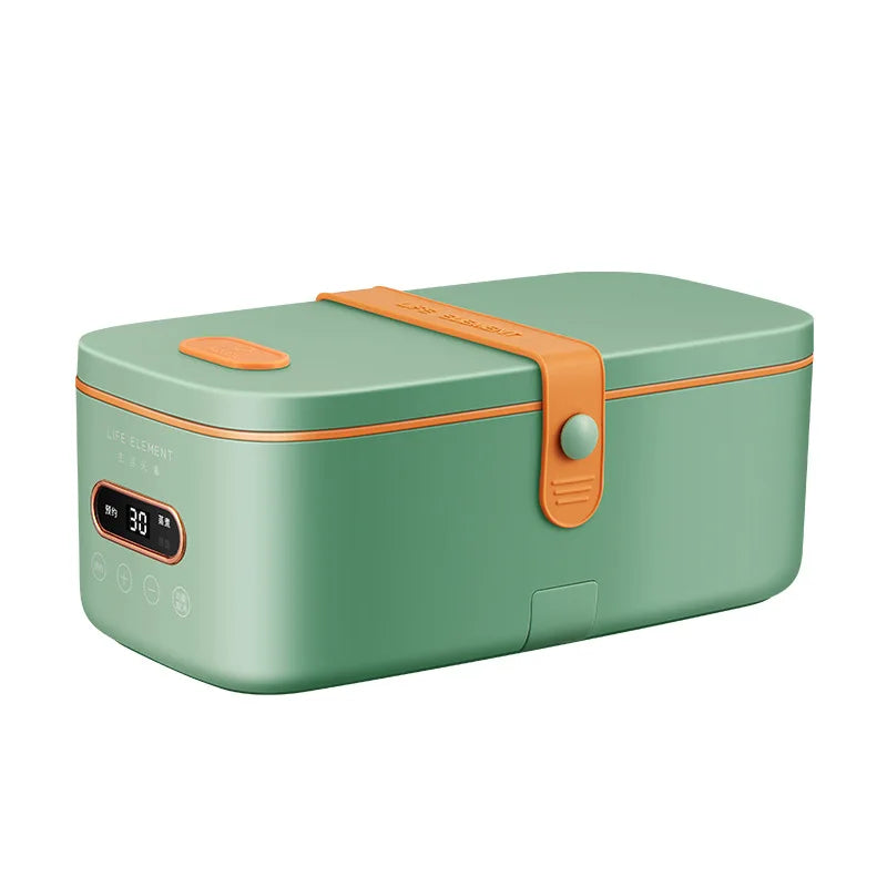 Contenitore per il pranzo elettrico Smart Appointment da 300 W, pentola per cuoci-riso, mini multicooker, rivestimento in ceramica, senza acqua, con display digitale da 1 l.